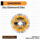 Diamond Wheel (Dry 110mm) INGCO - Mata Pisau Potong Keramik Marmer