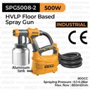 HVLP Spray Paint Gun (FLB 800cc) INGCO SPG5008-2 Cat Semprot Finishing