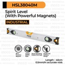 Spirit Level (40 cm) INGCO HSL38040M Water Pas Pass Waterpass Torpedo