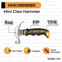 Mini Claw Hammer (8oz) INGCO HMCH80808D Palu Martil Kambing Cebol Besi