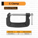 Klem C/G Clamp 4" INGCO HGC0104 Catok Jepit Press Kayu Besi Inch Inci