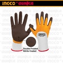 Nitrile Frosted Coated Gloves XL INGCO HGNF01 Sarung Tangan Touch Screen Pelindung Keselamatan Kerja Safety