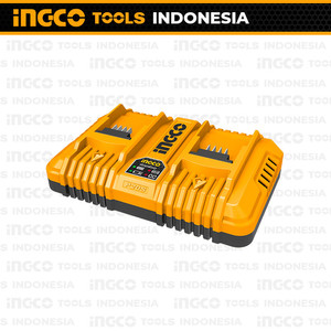 P20S Dual Fast Charger (20V/4A) INGCO FCLI2024 Baterai Cordless Tools