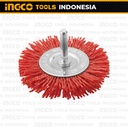 Nylon Circular Brush (Bor 3") INGCO WB40755 Sikat Piring Plastik Nilon