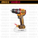 P20S Brushless Impact Drill (66Nm 13mm) INGCO CIDLI206681 Bor Compact Cordless Pesek Tembok Beton Impak Chuck Metal Baterai Li-Ion