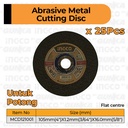 25Pcs Cutting Disc 4" INGCO MCD121001 Mata Batu Potong Gerinda Gurinda