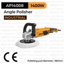 Angle Polisher (7"/180mm) INGCO AP14008 - Mesin Poles Pemoles 7 Inch