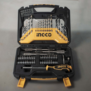 67Pcs Screw & Drill Bits INGCO HKTAC010671 - Mata Bor Tembok Besi Kayu