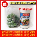 Roll bag Food/Plastik Buah Sayur/fotocopy/Multifungsi Food grade p