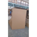 KARDUS KARTON LEMBARAN 63x32 SINGLE WALLCORRUGATED SHEET POLOS BARU