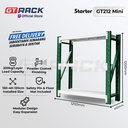RAK GUDANG BESI GT RACK GT212 MINI – WAREHOUSE RACK 200KG TINGGI 3 SUSUN 1.2 METER LEBAR 40CM PANJANG 1.2M