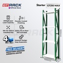 RAK GUDANG BESI GT RACK GT210 MAX – WAREHOUSE RACK 200KG TINGGI 4 SUSUN 3 METER LEBAR 40CM PANJANG 1M