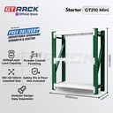 RAK GUDANG BESI GT RACK GT210 MINI – WAREHOUSE RACK 200KG TINGGI 3 SUSUN 1.2 METER LEBAR 40CM PANJANG 1M
