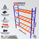 RAK PALET BESI AYORACK AI20-2540S W10 2 TON - RAK PALLET TINGGI 4 METER PANJANG 250CM LEBAR 100CM - RACK GUDANG HEAVY DUTY PALLET RACKING