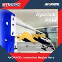 AYORACK POLE AP20 EXTRA ACCESSORIES RAK GUDANG - BEAM BULAT 2 METER HORIZONTAL GANTUNGAN BESI 100KG