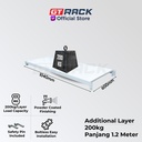 LAYER L2012 200KG PANJANG 1.2 METER - AYORACK EXTRA RACK AMBALAN RAK GUDANG BESI