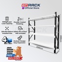 RAK BESI 500KG 4 SUSUN 2 METER RACK GUDANG TINGKAT MATERIAL BANGUNAN