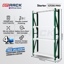 RAK GUDANG BESI GT RACK GT215 PRO - 200KG 4 SUSUN 2.5 METER LEBAR 40CM