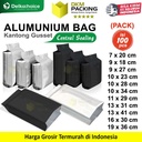 (PACK) Kantong Aluminium Bag Gusset CENTRAL SEALING Kemasan VALVE Coffee Bubuk Biji Kopi Alumunium Metalizing Foil DELKOCHOICE