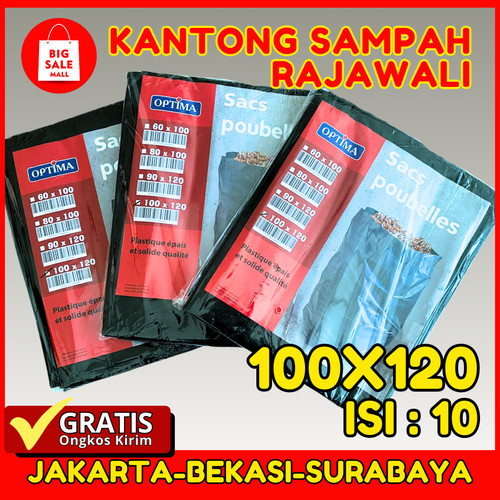 Kantong Plastik Sampah 100 x 120cm isi 10 lembar Packing Trash bag