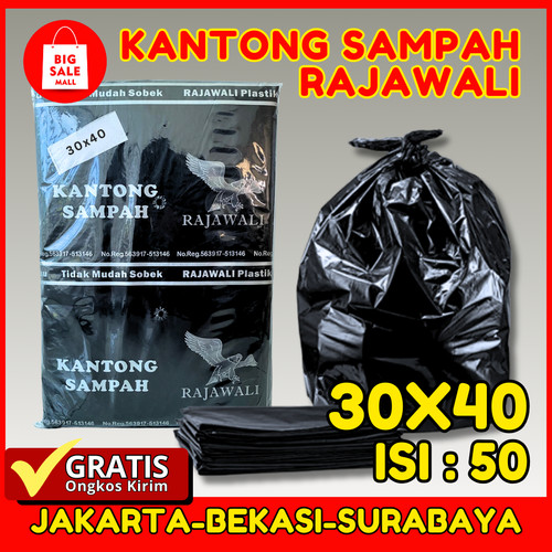Kantong Plastik Sampah 30 x 40cm isi 100 lembar Extra Tebal Tidak Bau