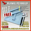 PROMO BELI 2 FREE 1-Plastik Polymailer Warna uk/17/20/35/40 isi100pcs Plastik Packing Online Shop Packing Perekat lem Tebal RAJAWALI