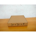 Kardus Diecut Pizza Polos - 30 x 30 x 5 TERMURAH