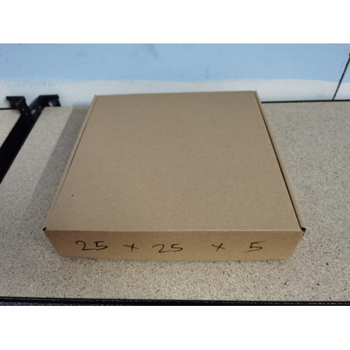 Kardus Diecut Pizza Polos-25x25x5 TERMURAH