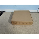 Kardus Diecut Pizza Polos - 20x20x5 TERMURAH