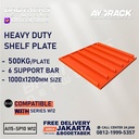 AYORACK AI15-SP10 W12 HEAVY DUTY RACK SHELF PLATE 500KG - SHELVING AMBALAN RAK GUDANG BESI 100CM LEBAR 120CM