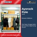 EXTRA ACCESSORIES RACK BEAM 2 METER POLE AP15 ACC RAK GUDANG GANTUNGAN SERBA GUNA RUMAH TANGGA 100KG