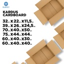 KARDUS PACKING Single Wall Cardboard Karton Carton Box Dus Kotak Packaging Polos Tebal RUSFET