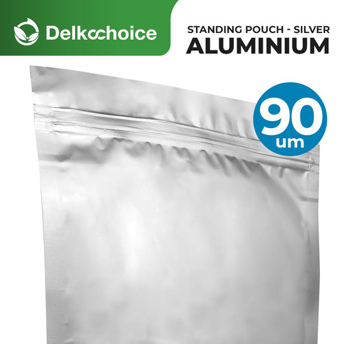 (PACK) Standing Pouch ALUMINIUM METALIZING FOIL kemasan Food Grade Snack Makanan DELKOCHOICE