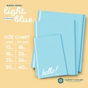 Amplop Bubble SKY BLUE Envelope Bag Security Mailer Kantong Polybubble Packing Paket RUSFET