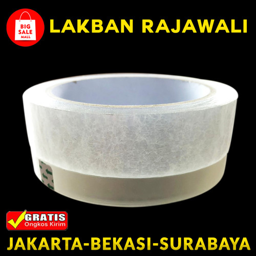 Lakban Isolasi Bening 12mm 24mm 75 yard