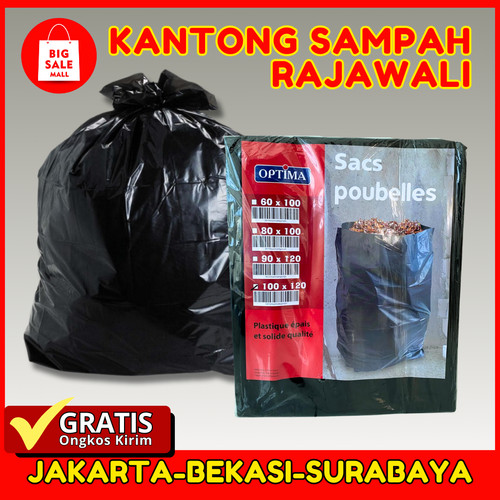 Kantong Plastik Sampah 80 x 100cm isi 10 lembar Plastik Trash bag