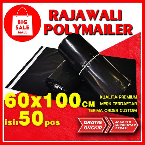 Plastik Polymailer Rajawali 60x100 isi 50pcs Rajawali Olshop Packing