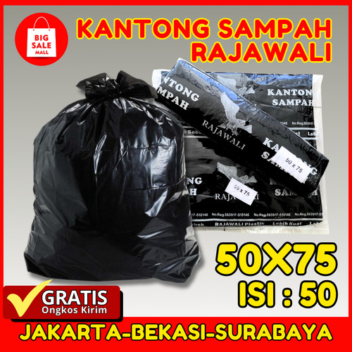 Kantong Plastik Sampah 50 x 60cm isi 100 lembar Plastik Packing