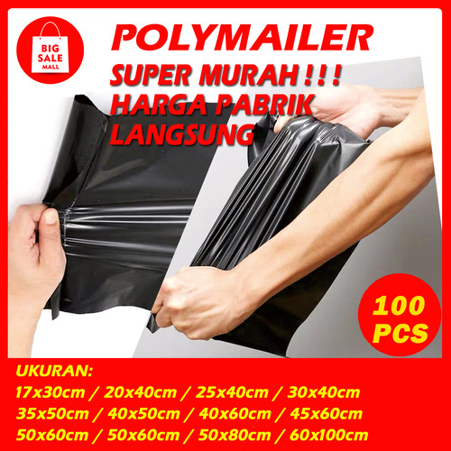 Plastik Polymailer 40 x 50CM isi 50pcs RAJAWALI Olshop Tebal +Perekat