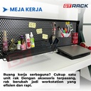 MEJA KERJA ALL IN ONE GT RACK / MEJA KANTOR / MEJA BELAJAR - 200KG 4 SUSUN LEBAR 40CM