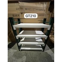 RAK GUDANG BESI GT RACK GT210 PRO – WAREHOUSE RACK 200KG TINGGI 4 SUSUN 2.5 METER LEBAR 40CM PANJANG 1M