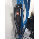 PDU GT RACK GP06 6 SOCKET GERMANY OUTLET - POWER DISTRIBUTION UNIT 4000WATT COLOKAN LISTRIK STOP KONTAK MEJA KANTOR KABEL 3 METER