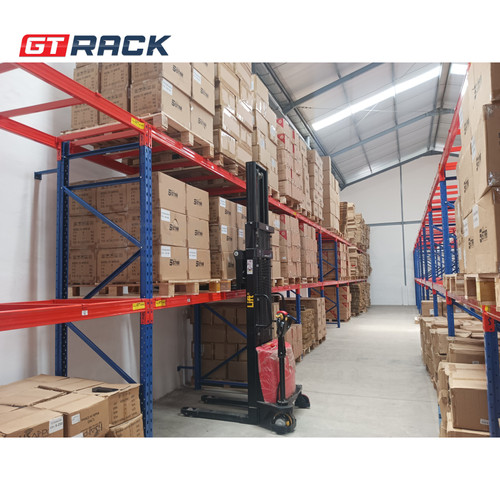 RAK PALET 1.5 TON TINGGI 5.4 METER AYORACK AI15-3054S W12 - RACK PALLET BESI PANJANG 305CM - HEAVY DUTY PALLET RACKING LEBAR 120CM