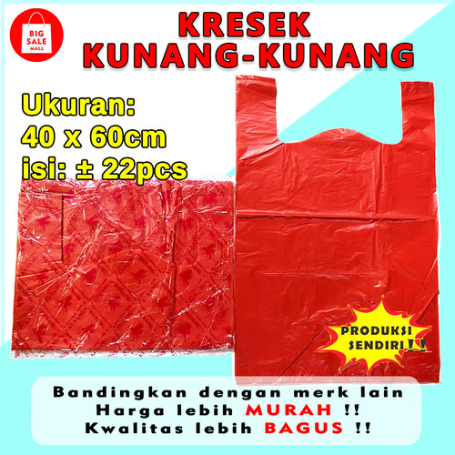 Plastik Kresek Ekonomis HITAM MERAH UK 15/24/28/35/40 laundry TIPIS!!!