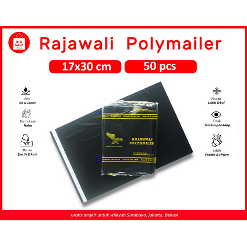 Plastik Polymailer 40 x 50CM isi 50pcs RAJAWALI Olshop Tebal +Perekat