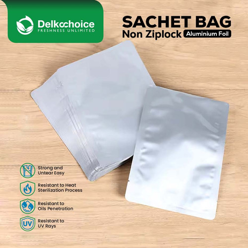 (PACK) SACHET BAG / ZIPLOCK BAG 9x13cm Kemasan Plastik Klip Aksesoris Makanan Bumbu Snack DELKOCHOICE