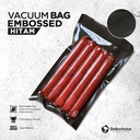 (PACK) VACUUM BAG 7x12cm Plastik Vakum POLOS EMBOSS Vacum Sealer Makanan DELKOCHOICE
