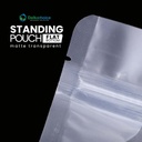 (PACK) Flat Bottom NON VALVE Coffee Bag Plastik Kemasan Biji Kopi Standing Pouch Ziplock Food Grade DELKOCHOICE