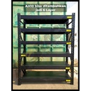 RAK BESI 1 TON 4 SUSUN 2.5 METER - AYORACK RACK GUDANG AH10-2025 TINGKAT RAK DISPLAY TOKO FURNITURE