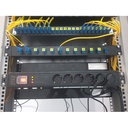 PDU GT RACK GP06 6 SOCKET GERMANY OUTLET - POWER DISTRIBUTION UNIT 4000WATT COLOKAN LISTRIK STOP KONTAK MEJA KANTOR KABEL 3 METER
